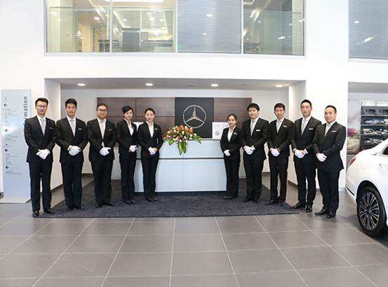 奔馳4s店員工工服定做