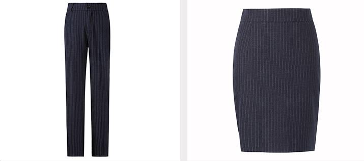 房地產女士工服搭配圖方案