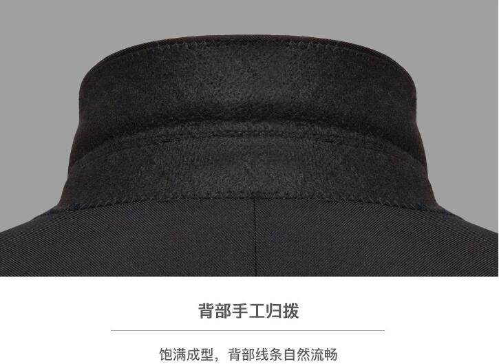 辦公室行政前臺經(jīng)理會計通用工服領部特寫圖