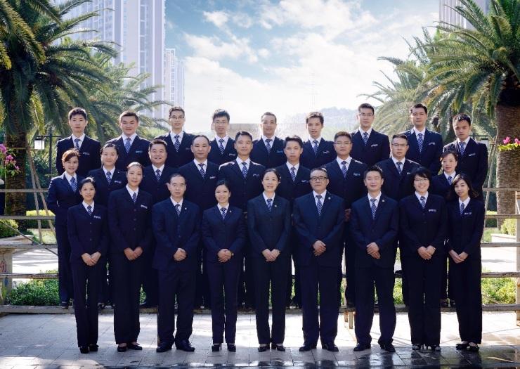 冬季物業工服團體形象照