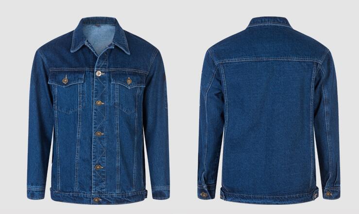 美式牛仔工作服定制  紐扣裝